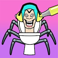 Toilet Paint: Monster Color - Game Tô Màu Quái Vật Bồn Cầu Android