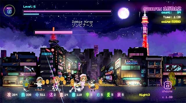 Chém lũ thây ma liên tục tấn công từ cả hai phía