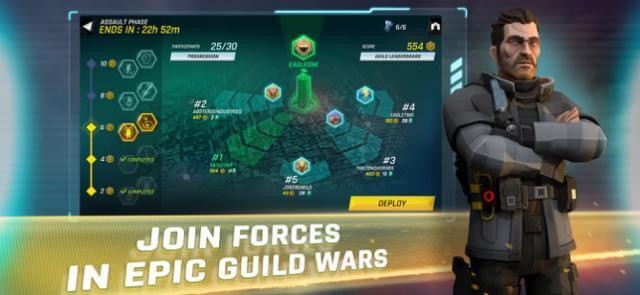 Tham gia lực lượng trong các trận đấu guild hoành tráng