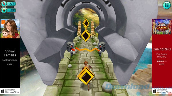 Chướng ngại vật trong game Tomb Run