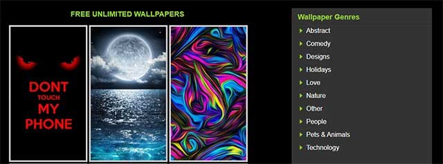 Người dùng có thể tải hình nền điện thoại miễn phí