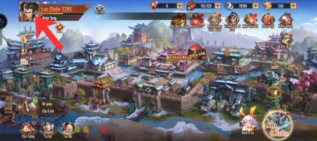 Chạm vào ảnh Avatar