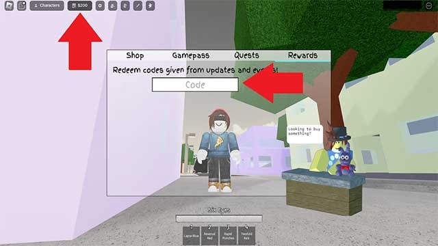 Quy trình đổi mã code Jujutsu Shenanigans rất dễ dàng