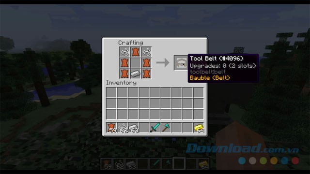 Quản lý công cụ bằng Tool Belt Mod