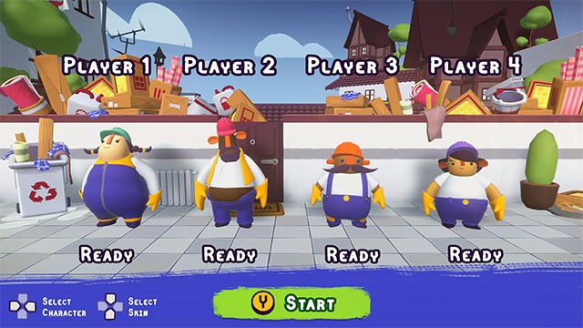 Tập hợp đội nhóm 4 người và bắt đầu hành trình sửa nhà trong game Tools Up!