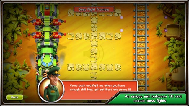 Sự kết hợp giữa game thủ thành và các trận chiến đấu boss cổ điển