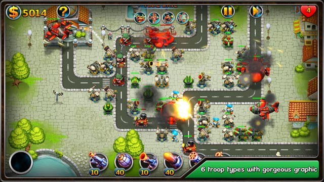 6 đơn vị quân đội với đồ họa tuyệt vời