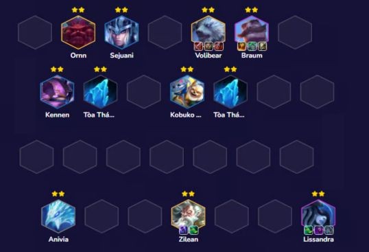 Đội hình Lissandra Freljord Thuật Sĩ