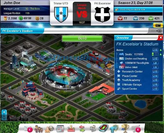 Đồ họa sân vận động trong game