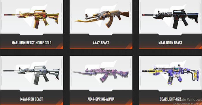 Top Khẩu Súng Đáng Sở Hữu Nhất Trong Crossfire Legends