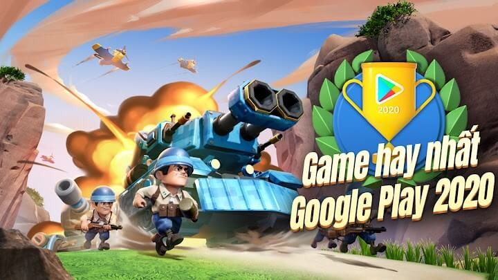 Top War: Battle Game kết hợp giữa lối chơi chiến lược và hợp nhất để nâng cấp