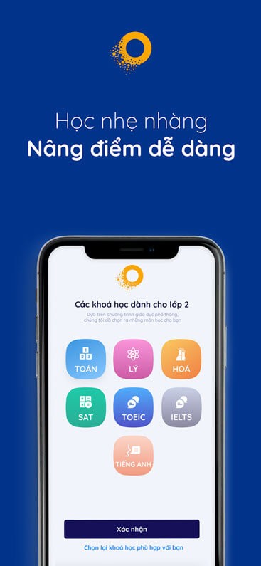Học nhẹ nhàng, nâng điểm dễ dàng