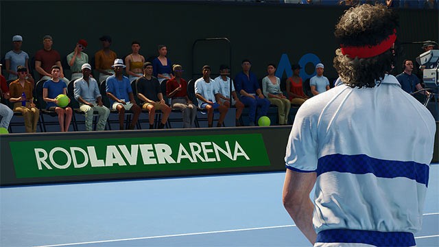 TopSpin 2K25 mô phỏng chân thực các trận đấu quần vợt thuộc 4 giải Grand Slam danh tiếng