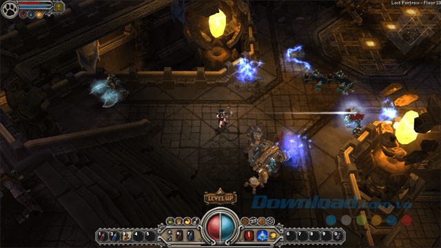 Chiến đấu với quái vật trong hầm ngục