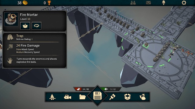 Đặt bẫy, quái vật để đánh lừa và tiêu diệt kẻ thù