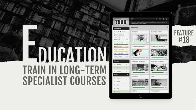 Tham gia vào các khóa học giáo dục và kỹ năng đặc biệt trong TORN cho Android