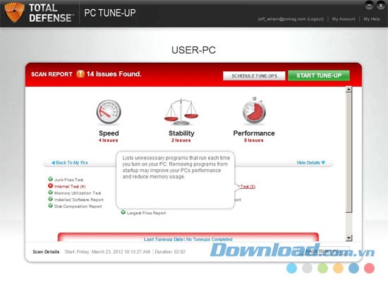Total Defense PC Tune-Up