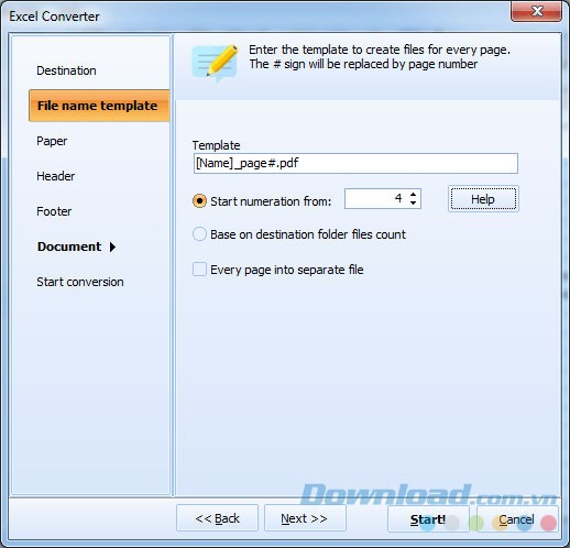 Chuyển đổi Excel sang Word, PDF...