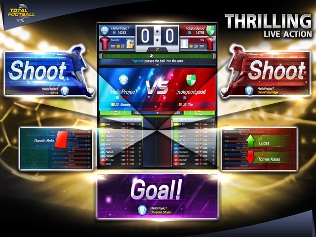 Mô phỏng trận đấu bóng chân thực trên di động