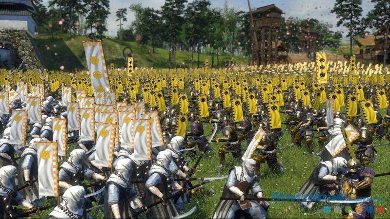 Giao diện chính của game chiến thuật Total War SHOGUN 2 cho Windows, Mac và Linux