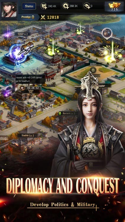 Xây dựng chiến lược ngoại giao và phát triển quân đội