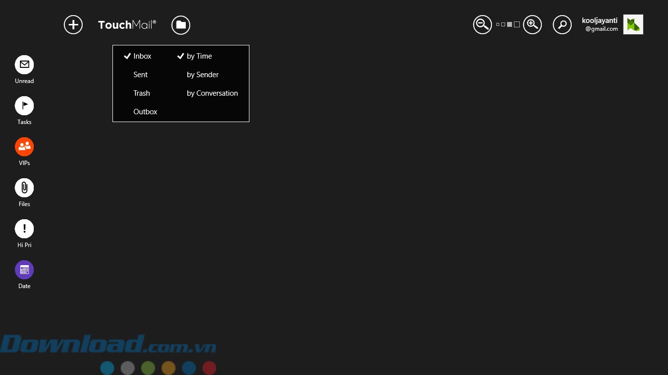 Tạo nhóm cho email