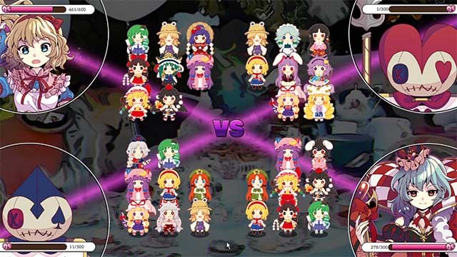 Các nhân vật trong Touhou DollDraft dựa trên Alice xứ sở thần tiên