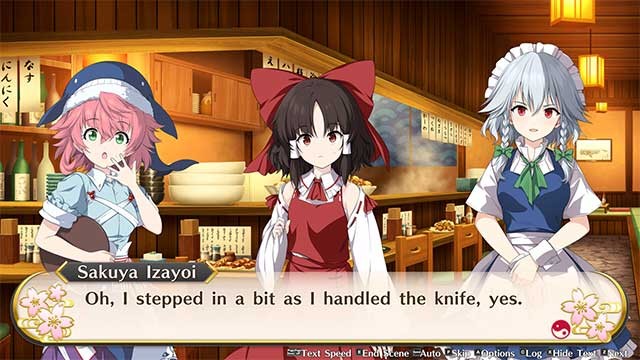 Tương tác với các cư dân Gensokyo