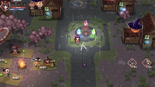 Mở khóa thẻ kỹ năng và phép thuật để cường hóa sức mạnh cho anh hùng Reimu