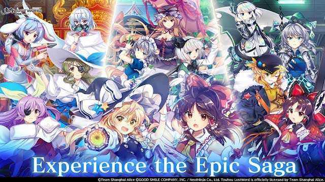 Touhou LostWord cho bạn trải nghiệm một câu chuyện saga hoành tráng