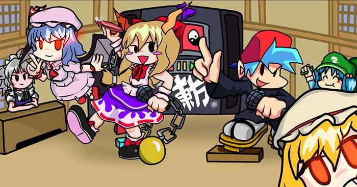 Touhou Mod Pack sẽ đưa các nhân vật từ Touhou Project vào FNF