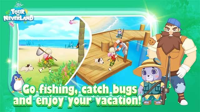 Tour of Neverland có rất nhiều hoạt động để bạn khám phá