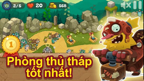 Game chiến thuật, phòng thủ tháp