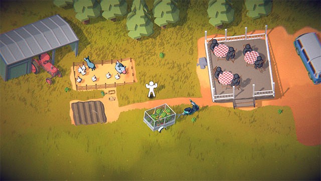 Mua đất, mua hạt giống, gieo trồng và chăm sóc... trong game nông trại Town Dinner