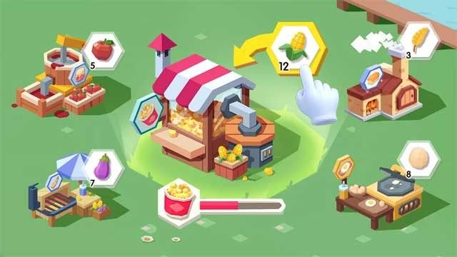 Biến đổi nông sản thành các món ăn ngon và bán cho người dân