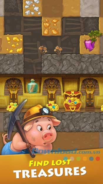 Tìm kiếm kho báu bị đánh cắp trong game