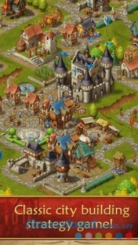 Game xây dựng thành phố cổ điển Townsmen Premium cho Android