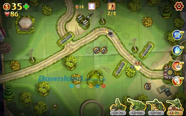 Giao diện game Toy Defense 2