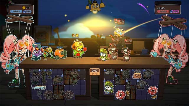 Sắp xếp các món đồ chơi trên bàn một cách chiến lược