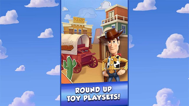 Thu thập các mảnh ghép để tạo thành Playset hoàn chỉnh trong Toy Story Drop!