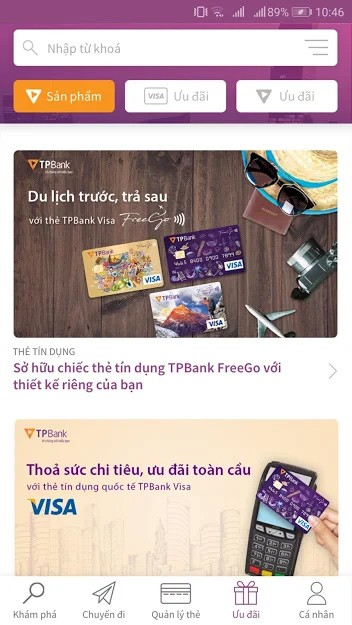 Thẻ FreeGo với thiết kế riêng biệt
