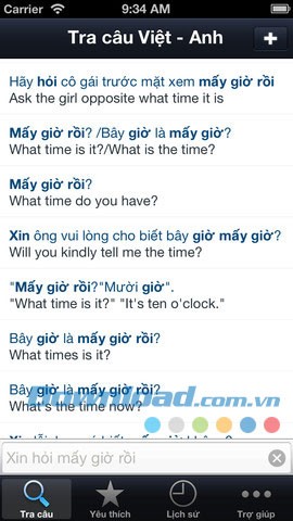Tra câu Việt - Anh for iOS