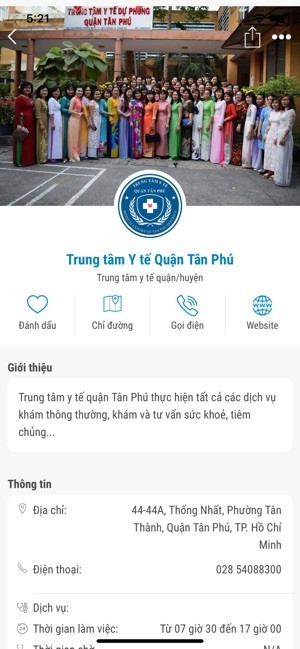 Chi tiết phòng khám