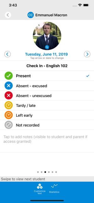 Thống kê theo từng học sinh