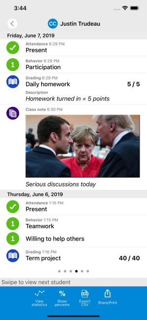 TrackCC hỗ trợ chấm điểm, thêm điểm bài tập về nhà