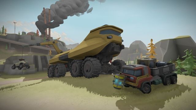 Traction Point là game phiêu lưu giải đố chủ đề lái xe chở hàng trên hành tinh xa lạ