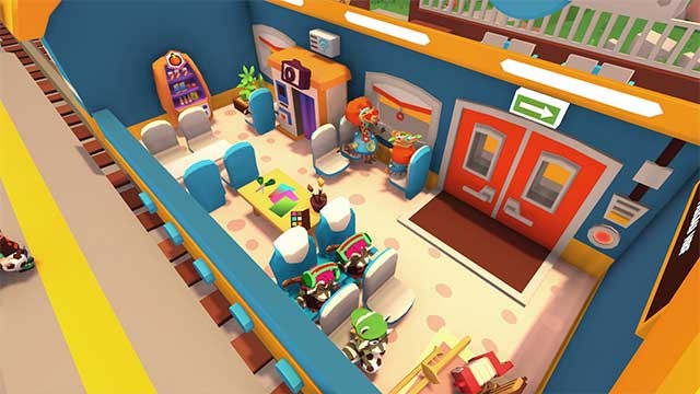 Biến toa tàu thành một không gian sống động