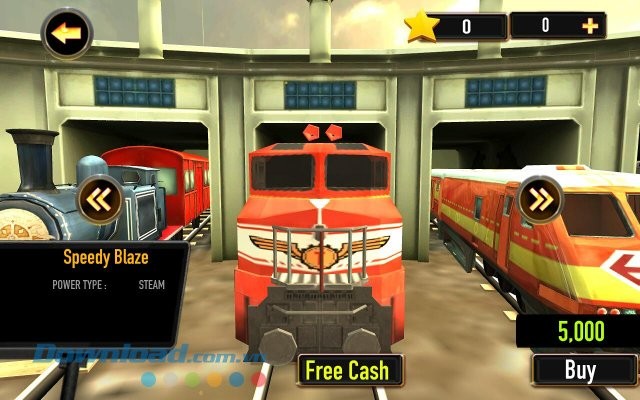 Các loại tàu trong game Train Simulator 2016