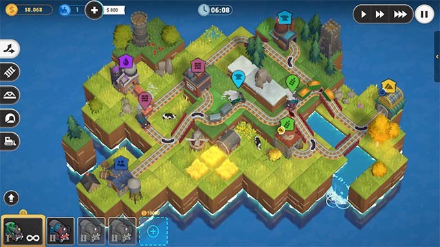 Thiết kế và quản lý hệ thống đường sắt xinh xỉu trong game Train Valley Origins
