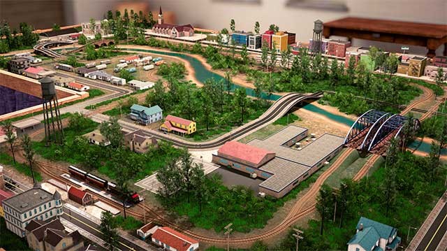 Tạo ra thế giới đường sắt thu nhỏ của riêng bạn trong Train Yard Builder